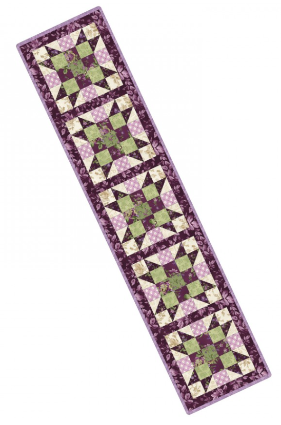 SALE! Aubergine, Pre-cut Sister's Choice Table Runner (13" x 58")