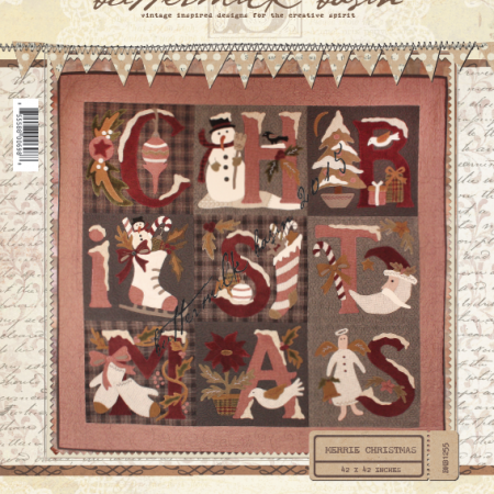 Merrie Christmas Quilt Kit (BMB1255) - Block of the Month part 1 t/m 9