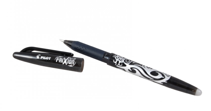 Frixion Pen Gel Black - Erasable for Quilting