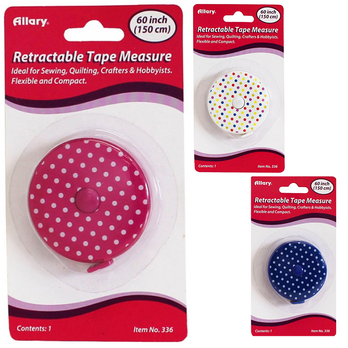 Rectable Tape Measure 60" Polka