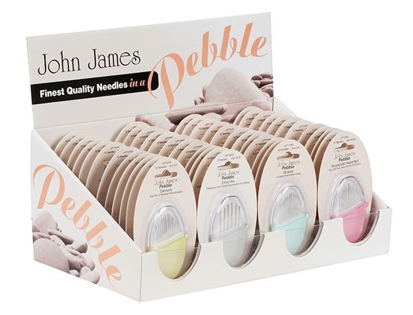  John James Assorted Pebble Needles Display (Specialist)