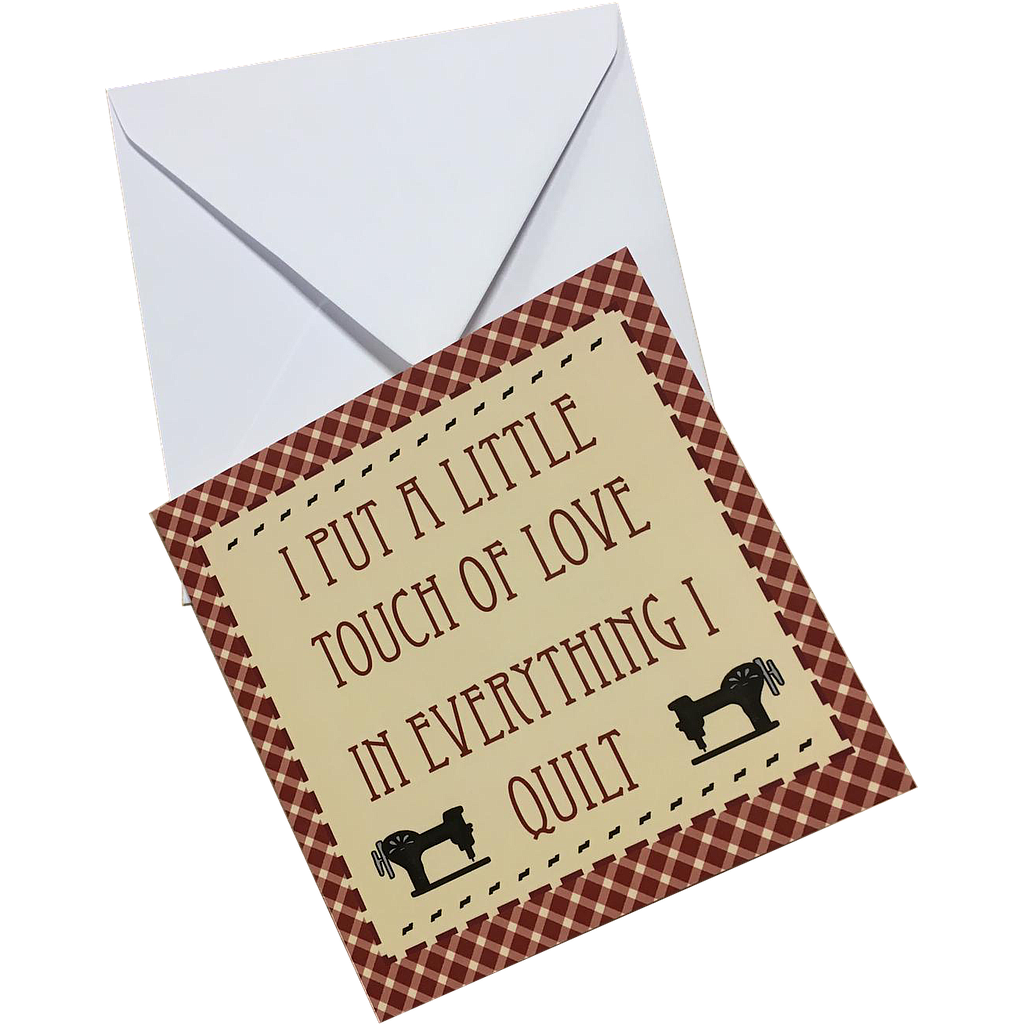 Card "I put a little touch of love…" designed by Rinske