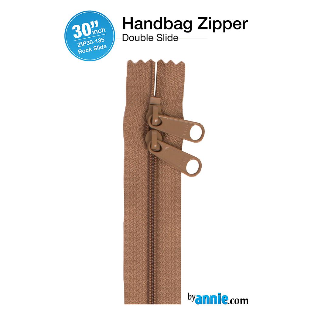 ZIP30-135, 30" Handbag Zippers - Double-slide (Rock Slide) ByAnnie